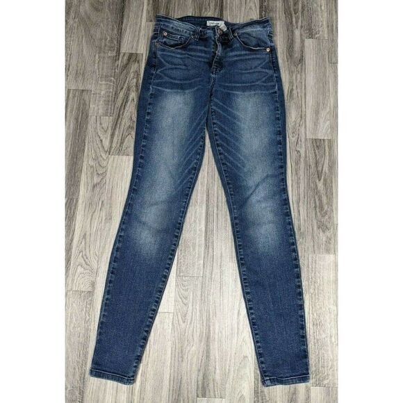 Refuge Womens Size 4 Medium Wash Stretchy Denim Blue Jeans - Picture 1 of 10